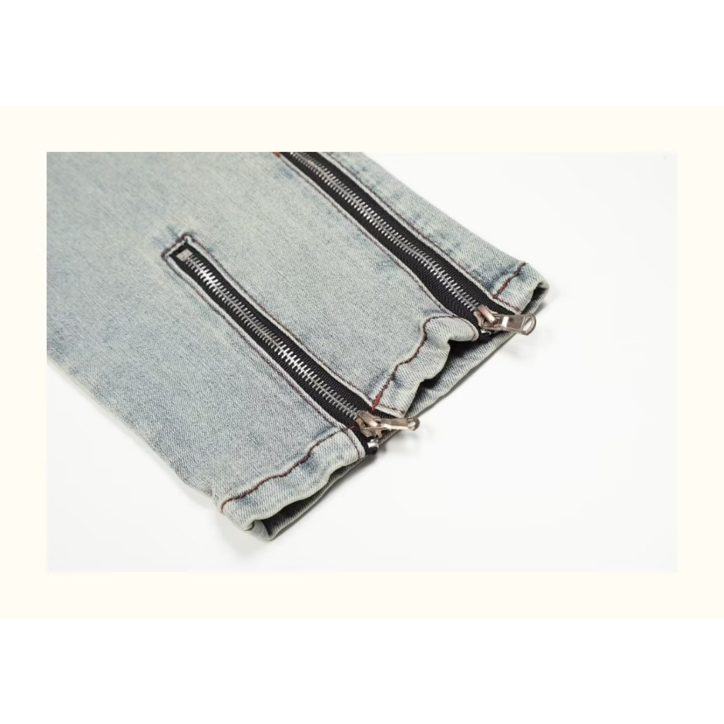 Simple quần jean  ống suông xanh quần baggy nam fashion đẹp quần bò nữ ống đứng hàn quốc thời trang retro jeans form rộng unisex