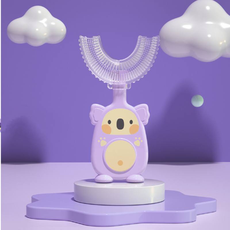 Wedroo Bàn Chải Đánh Răng silicone Mềm Mại Hình Chữ U Bảo Vệ 360 Độ Cho Bé ° Bàn Chải Đánh Răng Làm Sạch Răng Miệng Hình Chữ U