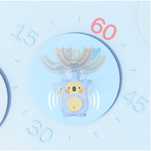 Wedroo Bàn Chải Đánh Răng silicone Mềm Mại Hình Chữ U Bảo Vệ 360 Độ Cho Bé ° Bàn Chải Đánh Răng Làm Sạch Răng Miệng Hình Chữ U