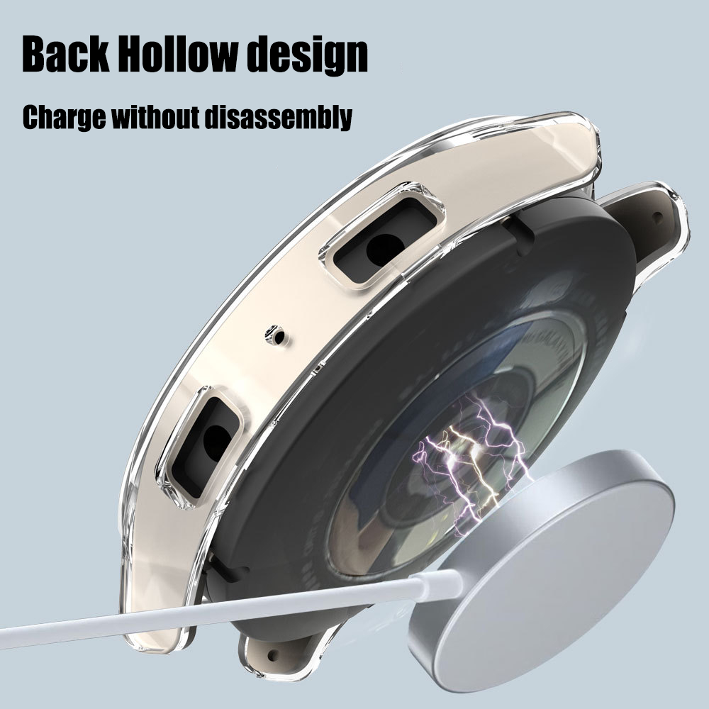 Ốp Bảo Vệ Nhựa PC Mặt Nhám Cho Đồng Hồ Samsung Galaxy Watch 6 Classic 44mm 47mm Samsung Watch6 Classic 43MM 40MM