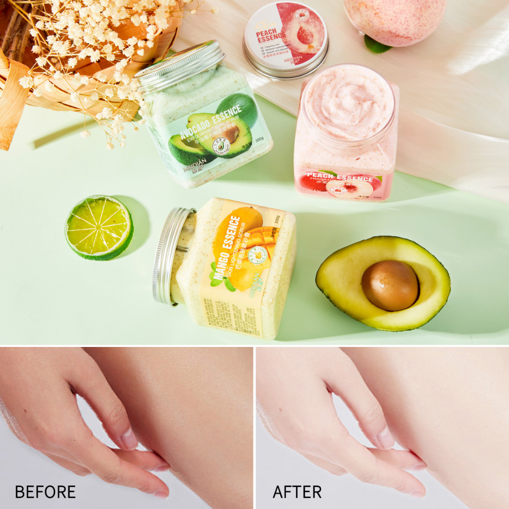 Muối tắm tẩy tế bào,da chết Hương trái cây sạch mịn,sáng da Tẩy da chết đào,giúp da trắng sáng LYF