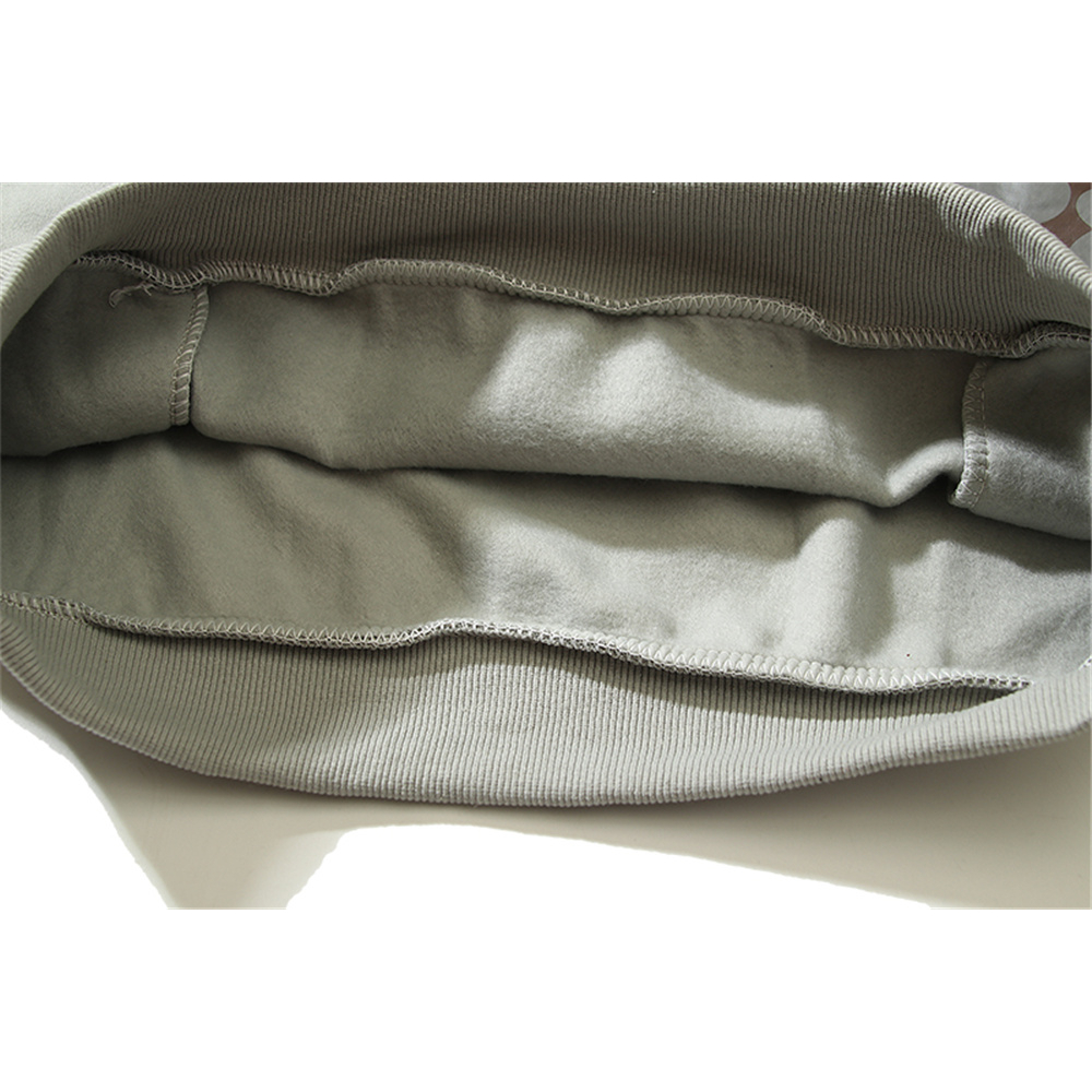 Áo Hoodie Nỉ Chui Đầu In Hình Hành Tinh Màu Xám Thời Trang Đường Phố Cho Nam