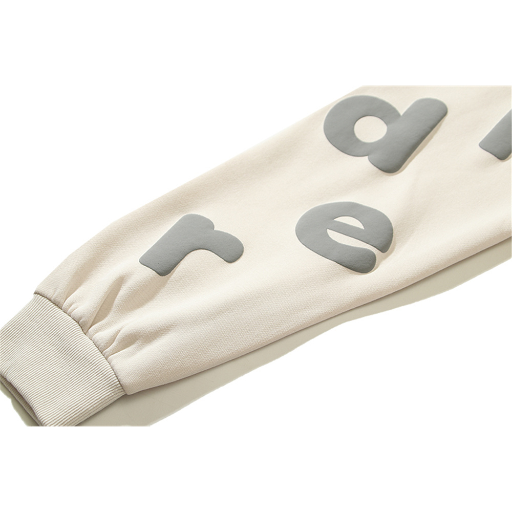 Áo Hoodie Nỉ In Chữ Foam Phong Cách Đường Phố Thời Trang Mùa Thu 2023 Cho Nam