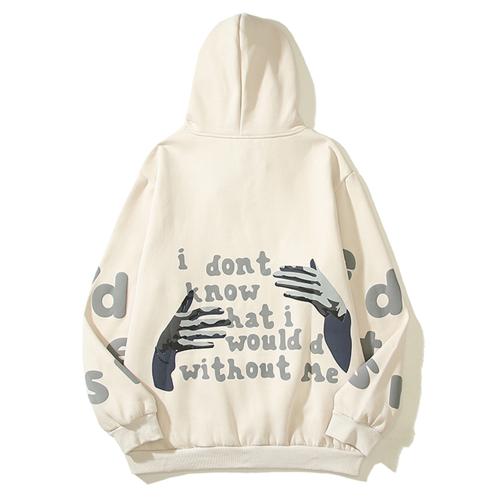 Áo Hoodie Nỉ In Chữ Foam Phong Cách Đường Phố Thời Trang Mùa Thu 2023 Cho Nam