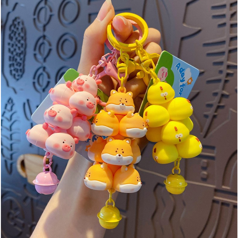 Móc Khóa Hình Chú Chó Corgi Dễ Thương