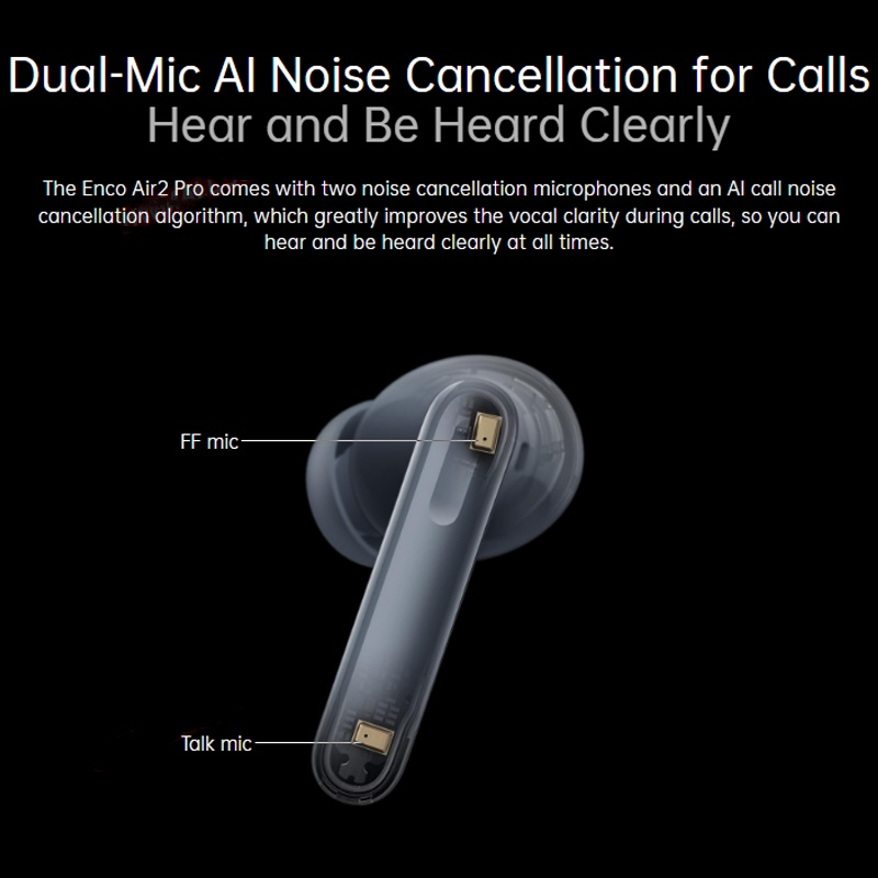 Tai Nghe Không Dây 100% Chính Hãng OPPO ENCO Air 2 Pro TWS Bluetooth 5.2 Chống Ồn AAC Find X5 Pro