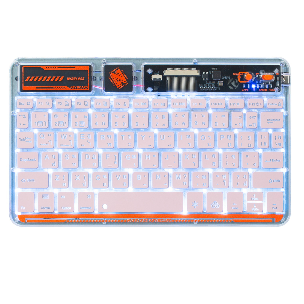 Bàn phím chơi YAQING F12 bluetooth cho máy tính Mac Android Windows