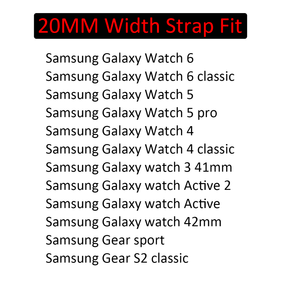 Dây Đeo Hai Màu Thay Thế Cho Đồng Hồ Thông Minh samsung galaxy watch 6 5 4 classic pro 40mm 44mm 43mm 47mm 2023