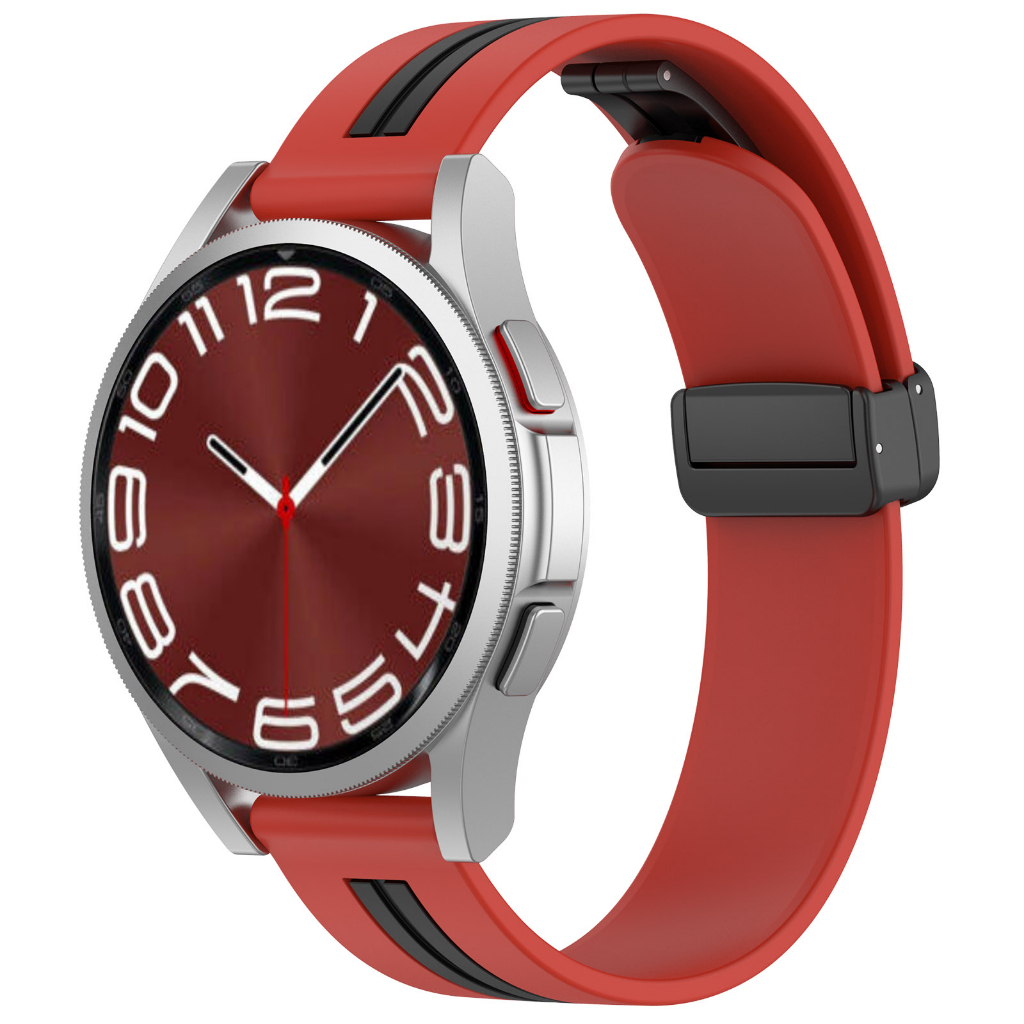 Dây Đeo Hai Màu Thay Thế Cho Đồng Hồ Thông Minh samsung galaxy watch 6 5 4 classic pro 40mm 44mm 43mm 47mm 2023