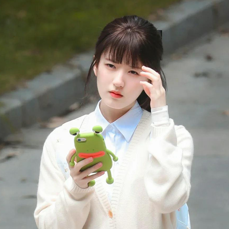 Hoạt Hình Ốp Điện Thoại Hình Ếch Xanh Cho Iphone 6 7 8 x xs xsm 11 12 13 14 15 pro max plus promax