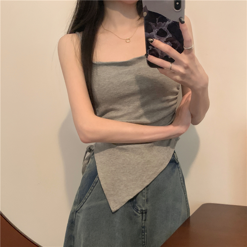 Áo Hai Dây Có Mút Nâng Ngực Thiết Kế Độc Đáo Thời Trang Mùa Hè Quyến Rũ Cho Nữ