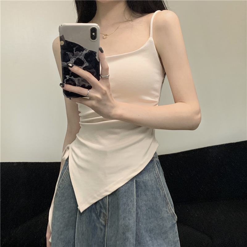 Áo Hai Dây Có Mút Nâng Ngực Thiết Kế Độc Đáo Thời Trang Mùa Hè Quyến Rũ Cho Nữ