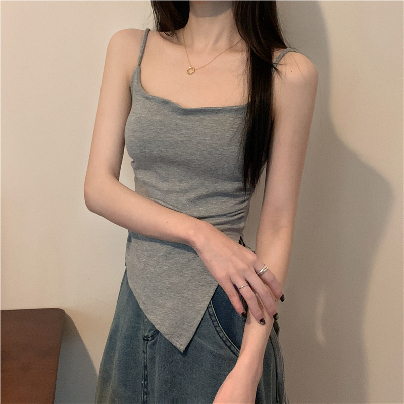 Áo Hai Dây Có Mút Nâng Ngực Thiết Kế Độc Đáo Thời Trang Mùa Hè Quyến Rũ Cho Nữ