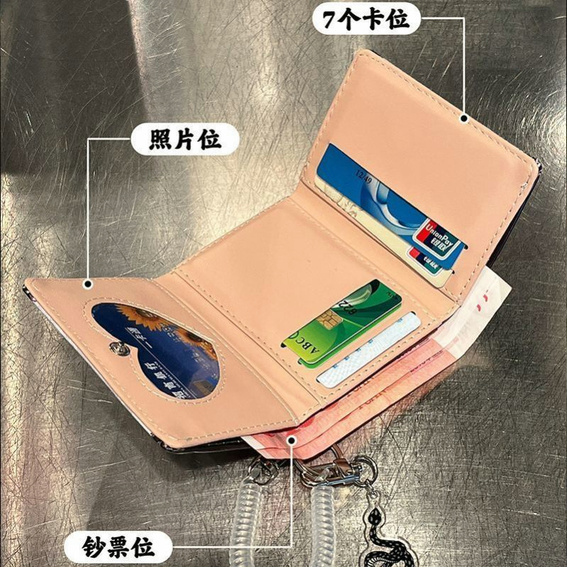 Ví Ngắn Cầm Tay Màu Trắng Đen Thời Trang Cho Nữ