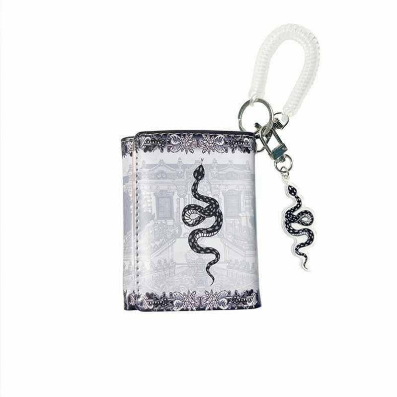 Ví Ngắn Cầm Tay Màu Trắng Đen Thời Trang Cho Nữ