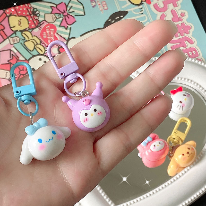 Móc Khóa Mini Kiểu Dáng Hoạt Hình Dễ Thương