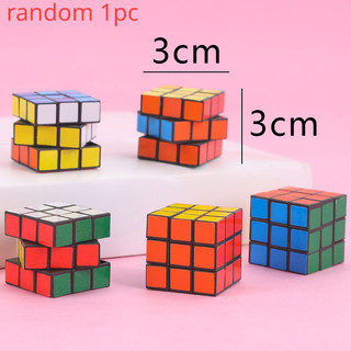 Khối rubik 3x3x3 mini 3cm 10mm 3x3 đồ chơi rèn luyện trí não diy
