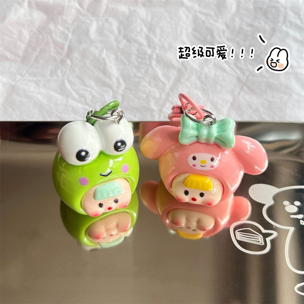 Móc Khóa Điện Thoại Hình Cinnamoroll Màu Kẹo Ngọt