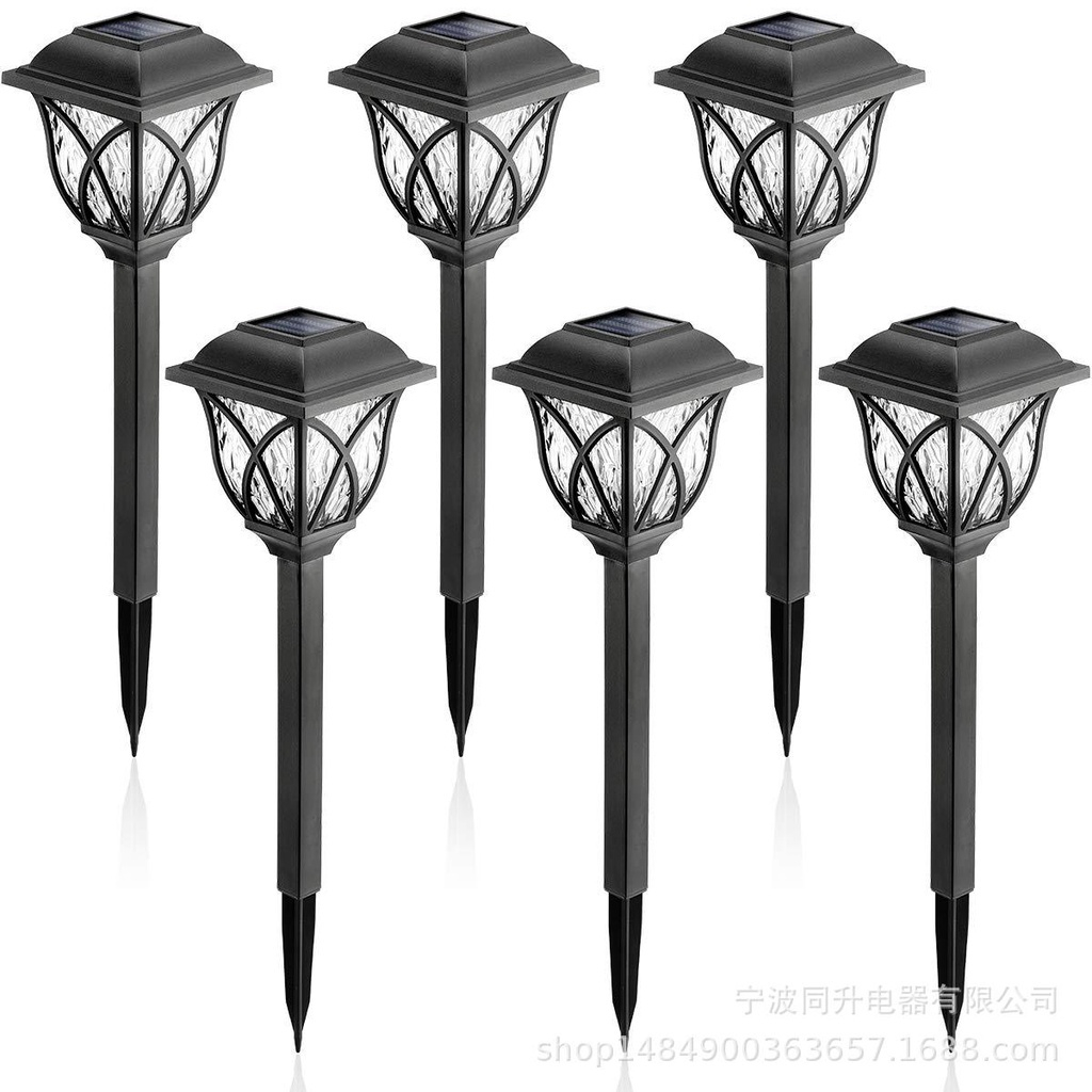 Sada Đèn Led Cắm Đất Dạng Tròn Bằng Nhựa Sử Dụng Năng Lượng Mặt Trời