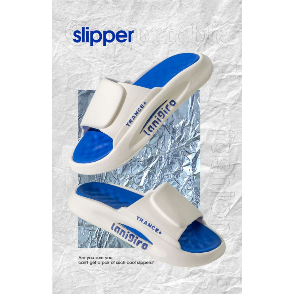 Xăng đan QINOS Đế Mềm Dày Chống Trượt Thời Trang Thường Ngày Cho Cặp Đôi