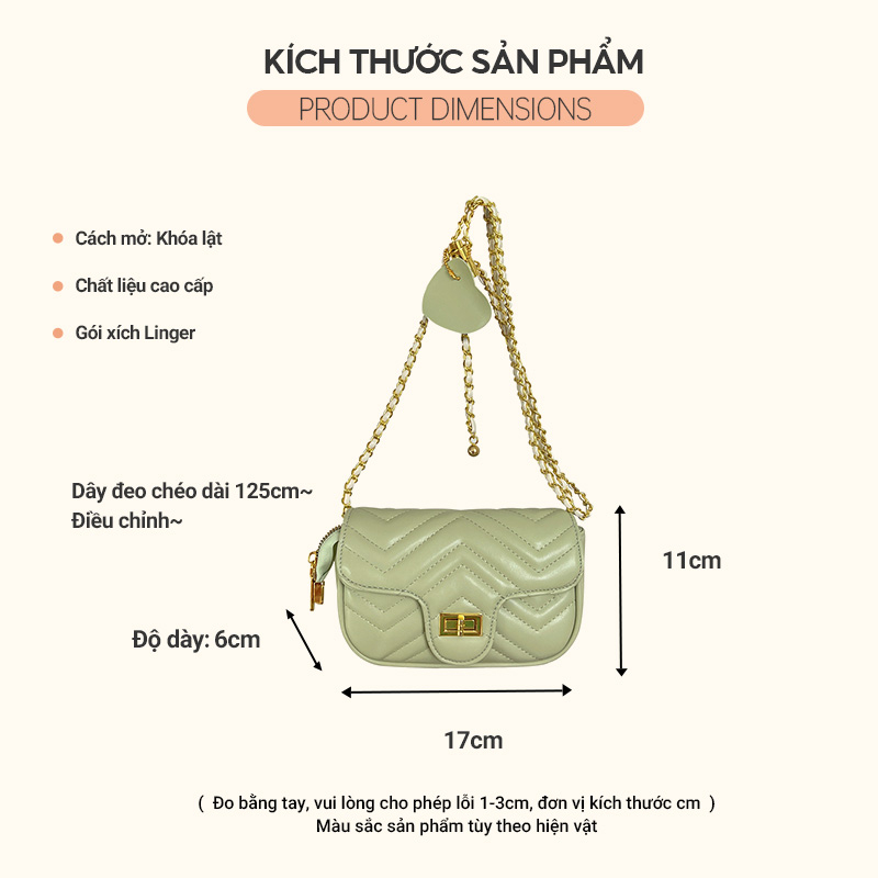 Túi Đeo Chéo Vai Hình Vuông Nhỏ Thời Trang Mới Năm 2022 Gylb1638