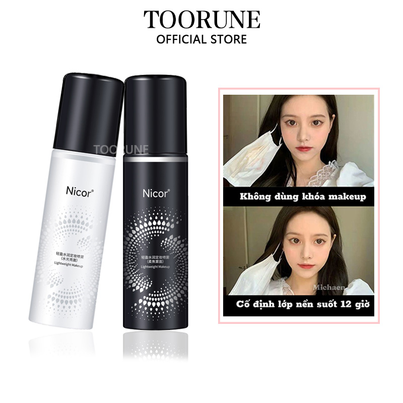 Xịt Khoáng Tiktok Boom Nicor Nokoya Kiềm Dầu Lâu Trôi Chống Thấm Nước Và Mồ Hôi