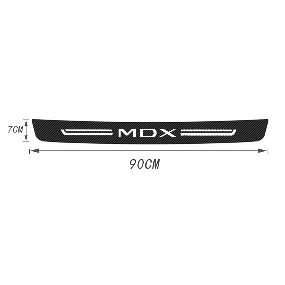 Bộ 1 / 4 / 5 Miếng Dán Sợi Carbon Chống Trầy Trang Trí Cửa Xe Hơi Acura MDX NSX RDX TL