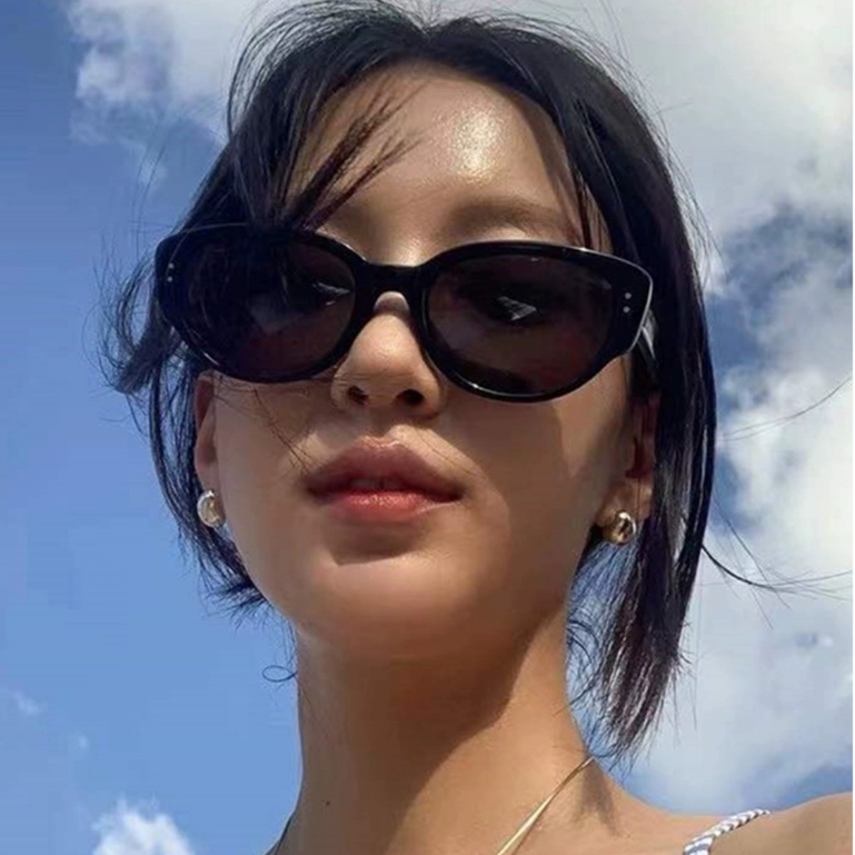 Kính Mát Mắt Mèo Phong Cách Âu Mỹ Mới Cho Nữ