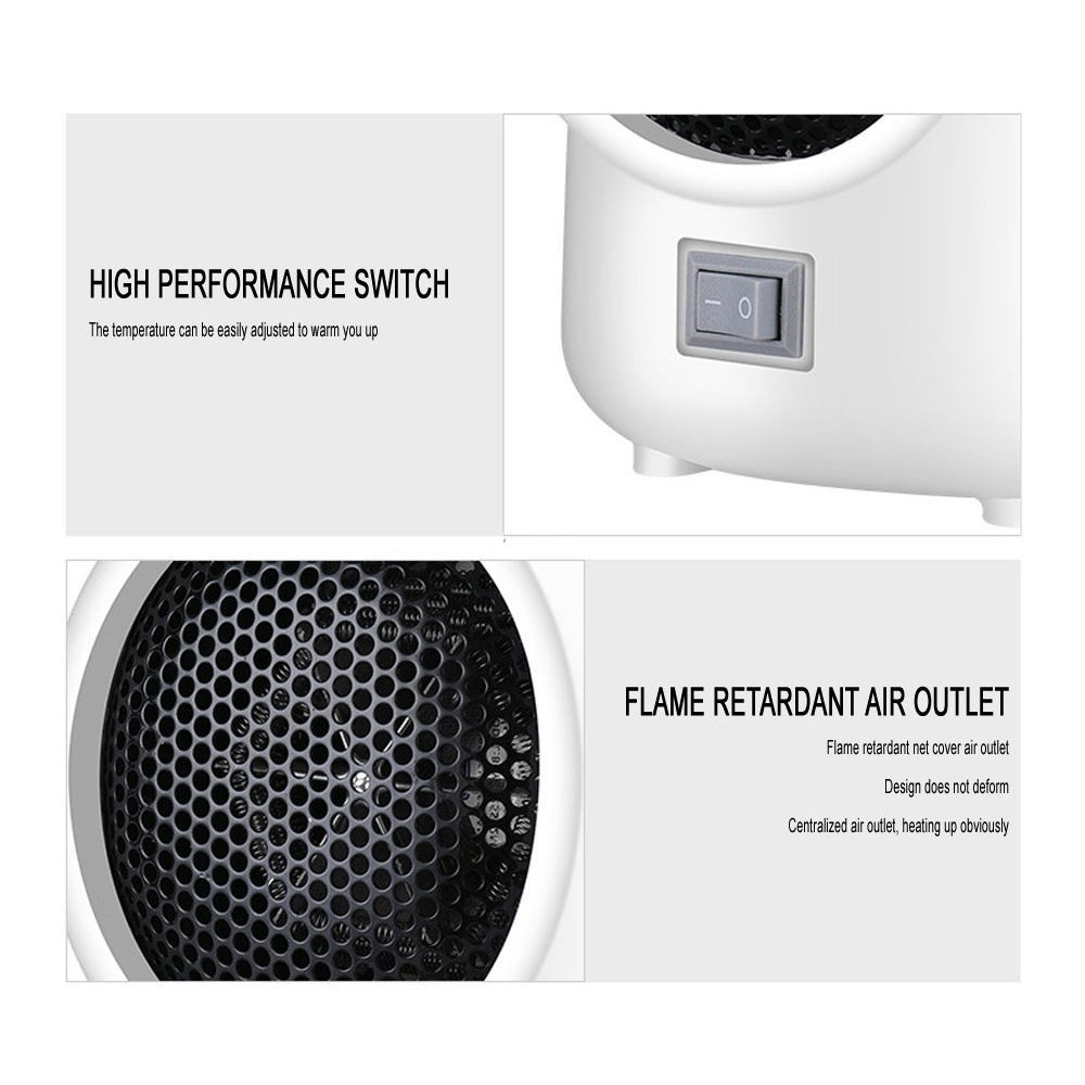 TAIDU Máy Sưởi Điện Mini Để Bàn Tiện Dụng Cho Gia Đình / Văn Phòng