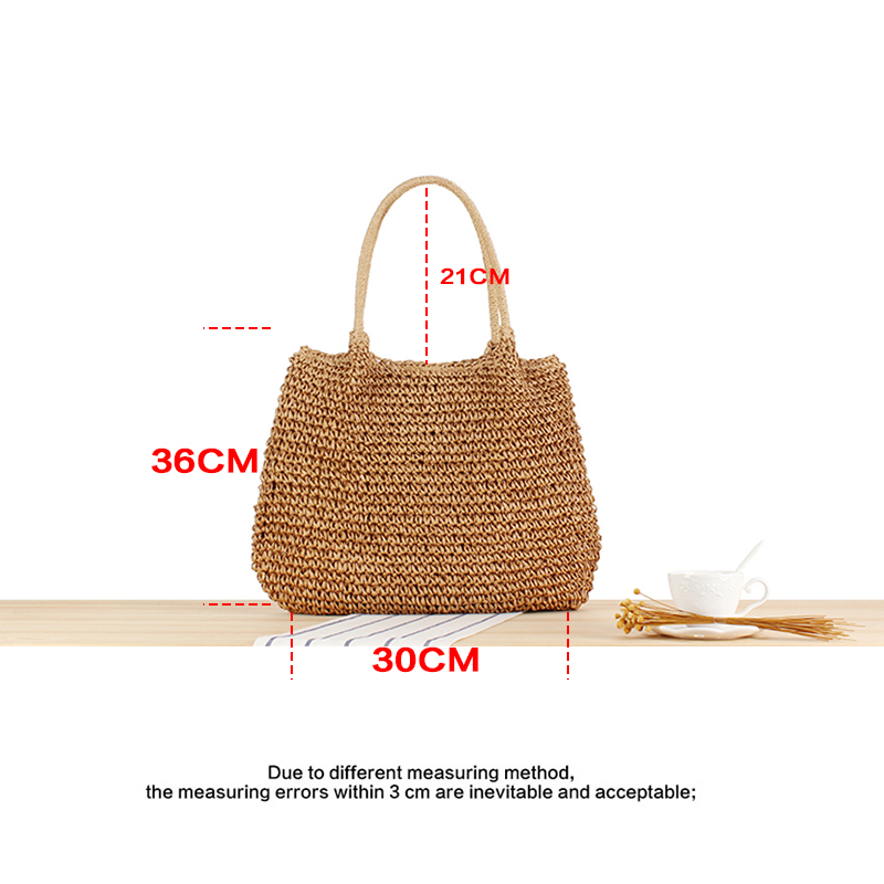 Túi Xách Rơm Đan Thời Trang Hè Cho Nữ