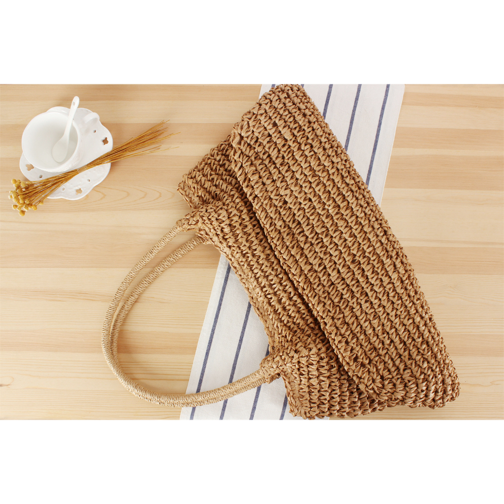 Túi Xách Rơm Đan Thời Trang Hè Cho Nữ