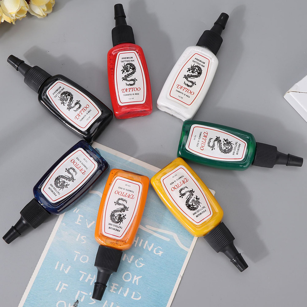 Mực Xăm Môi Mày lông mày chuyên nghiệp Lâu dài Màu sắc tố nhanh 15ml