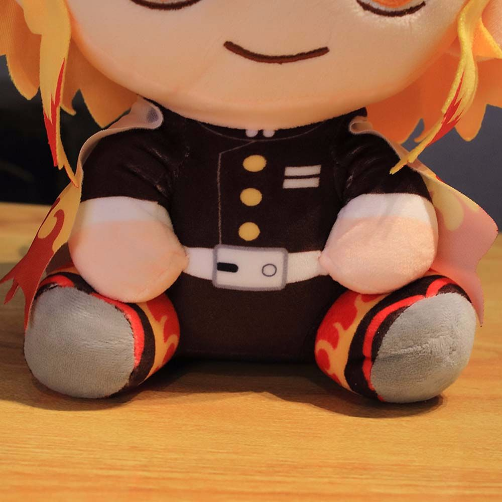 20cm Demon Slayer Plush Toys Kawaii Kamado Tanjirou Agatsuma Zenitsu Kamado Nezuko Stuffed Dolls Lovely Pillow