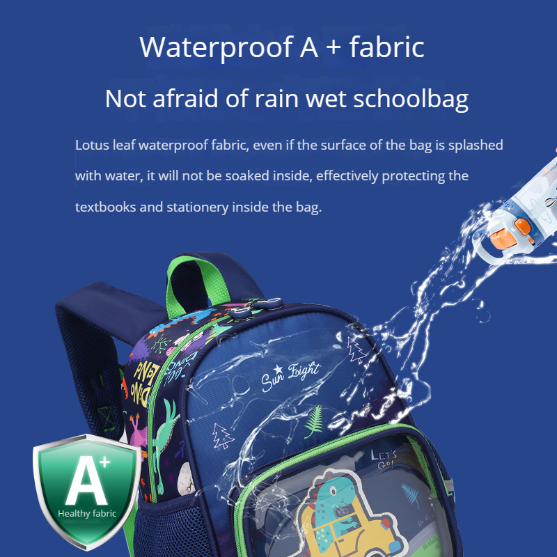 Balo đi học Sun Eight siêu nhẹ có khóa cài trước ngực dễ thương cho bé