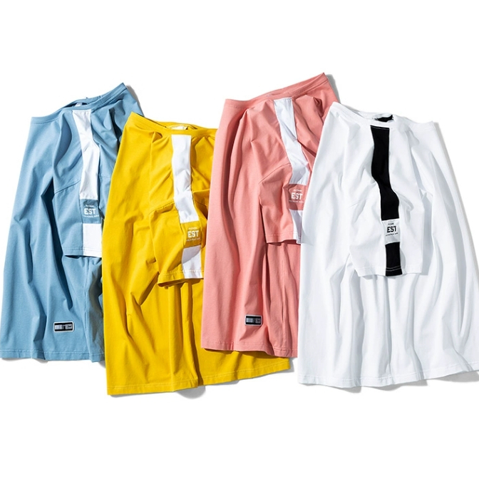 Áo Phông Nam Form Rộng Tay Lỡ Cổ Tròn Cotton Cao Cấp Vai Co Dãnform Rộng Trắng Phông Hình T-shirt 100% Cotton Tay Ngắn Dáng Rộng HZFMC0143