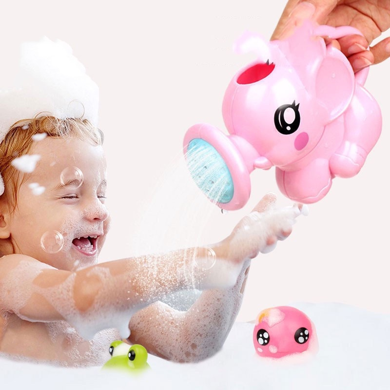 Đồ chơi tắm cho bé / voi / vòi hoa sen / đồ chơi tương tác giữa cha mẹ và con cái, đồ chơi tắm cho bé hoạt hình voi tắm cho bé