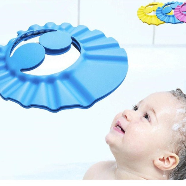 Mũ Chắn Nước Gội Đầu Bảo Vệ Tai Cho Bé