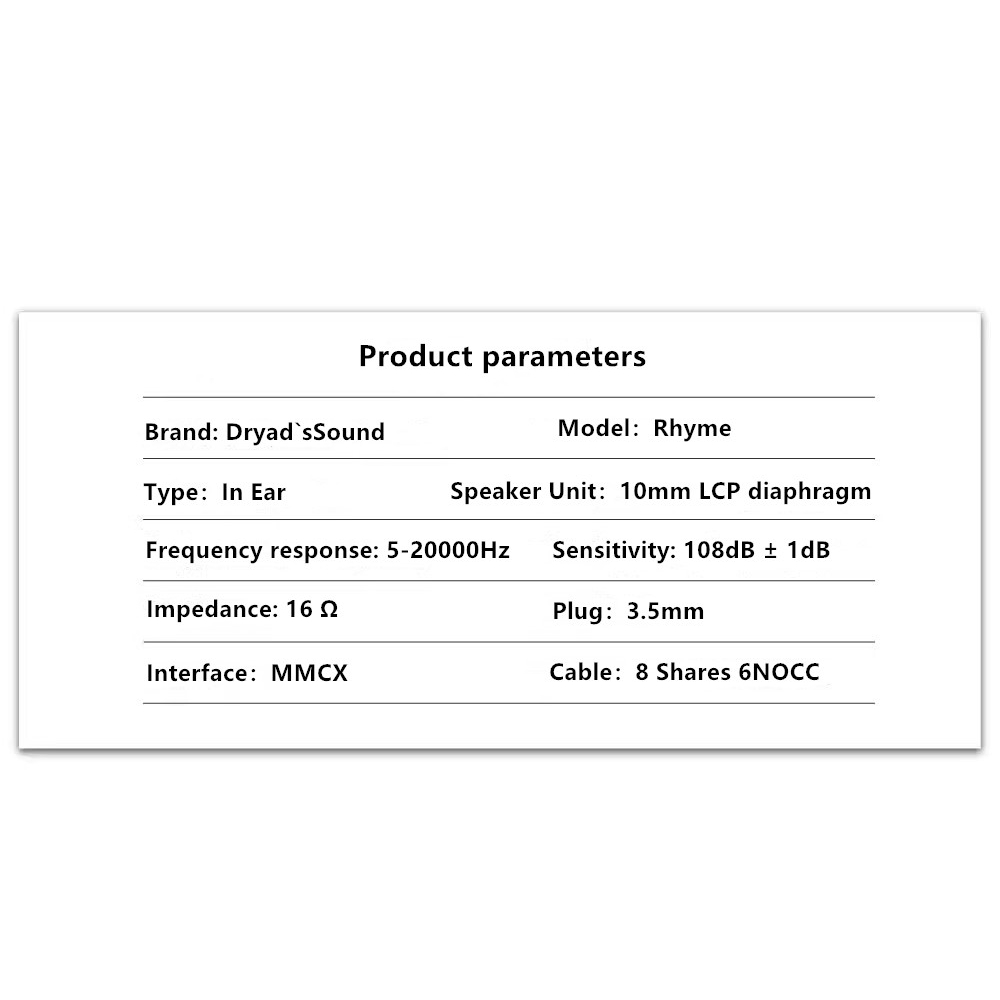 Tai Nghe Nhét Tai 10mm LCP Có Thể Tháo Rời MMCX Cho Audiophiles