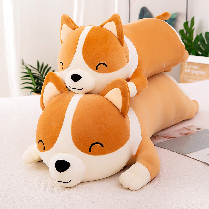 Thú Nhồi Bông Hình Gấu Bông Chó Corgi Mập Tròn, Gấu Bông Quà Tặng Cao Cấp- Gối Ôm Chó Corgi WHYME