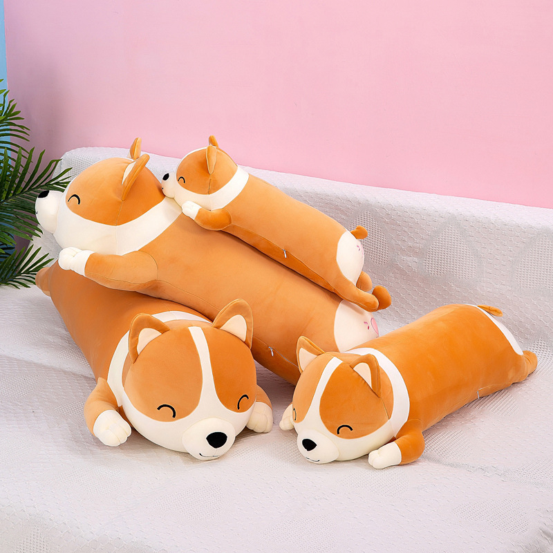 Thú Nhồi Bông Hình Gấu Bông Chó Corgi Mập Tròn, Gấu Bông Quà Tặng Cao Cấp- Gối Ôm Chó Corgi WHYME