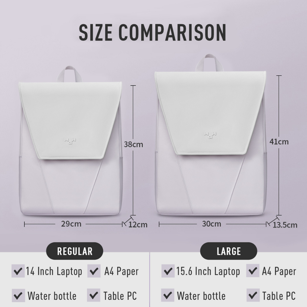 Ba Lô Đựng laptop 14 inch Màu Sắc Tương Phản Trẻ Trung
