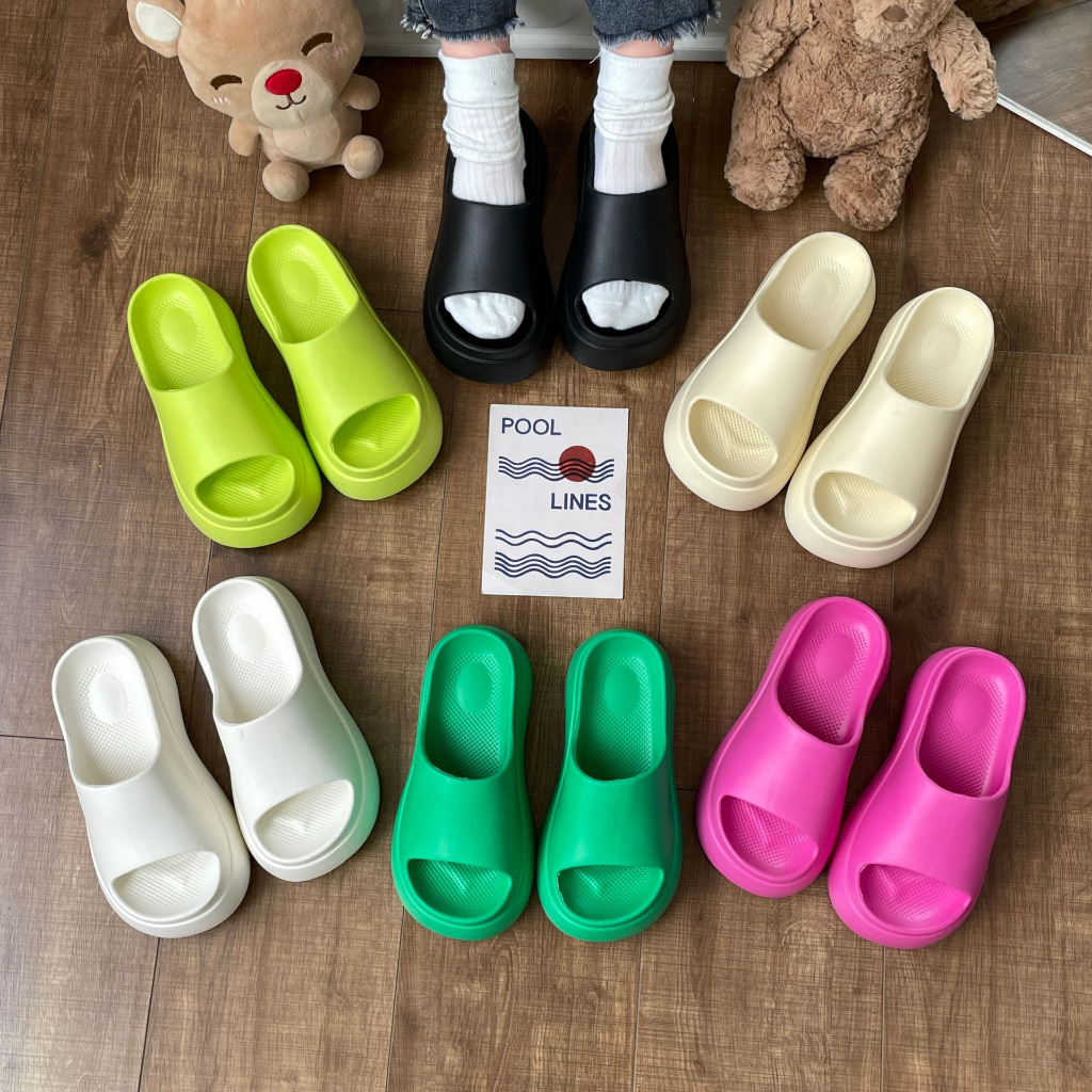Dép Sandal Đế Dày Chống Trượt Size 36-41 Thời Trang Cho Nữ