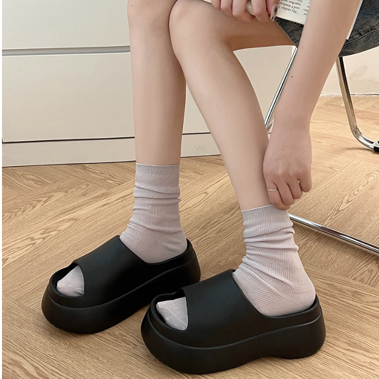 Dép Sandal Đế Dày Chống Trượt Size 36-41 Thời Trang Cho Nữ