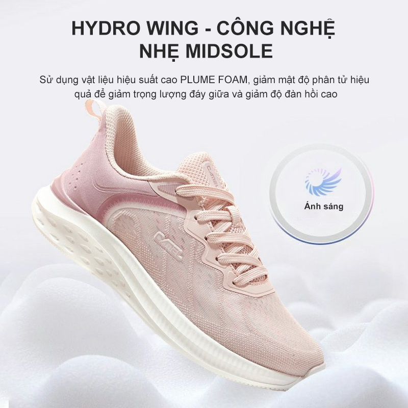 CAMEL SPORTS Giày Thể Thao Đế Mềm Siêu Nhẹ Phối Lưới Thoáng Khí Thời Trang Cho Nữ