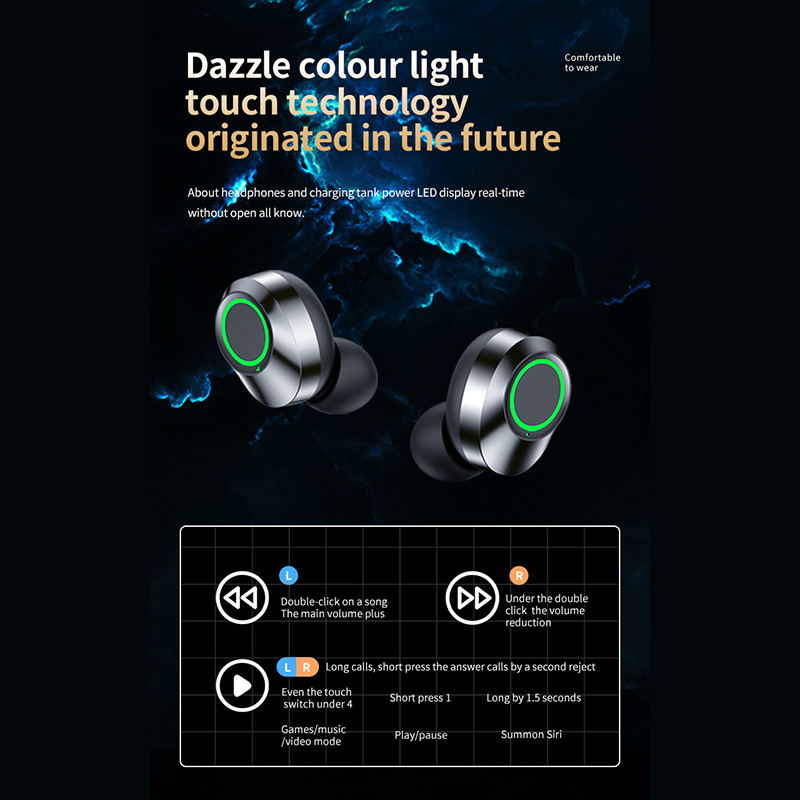 Tai nghe không dây 5.3TWS YD03 YD05 Kiểu Dáng Thể Thao Mới Dùng Cho Điện Thoại Thông Minh Xiaomi Samsung