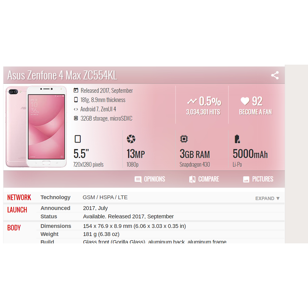 Màn Hình Cảm Ứng LCD 5.5 "Thay Thế Cho Asus ZenFone 4 MAX pro ZC554KL X00ID