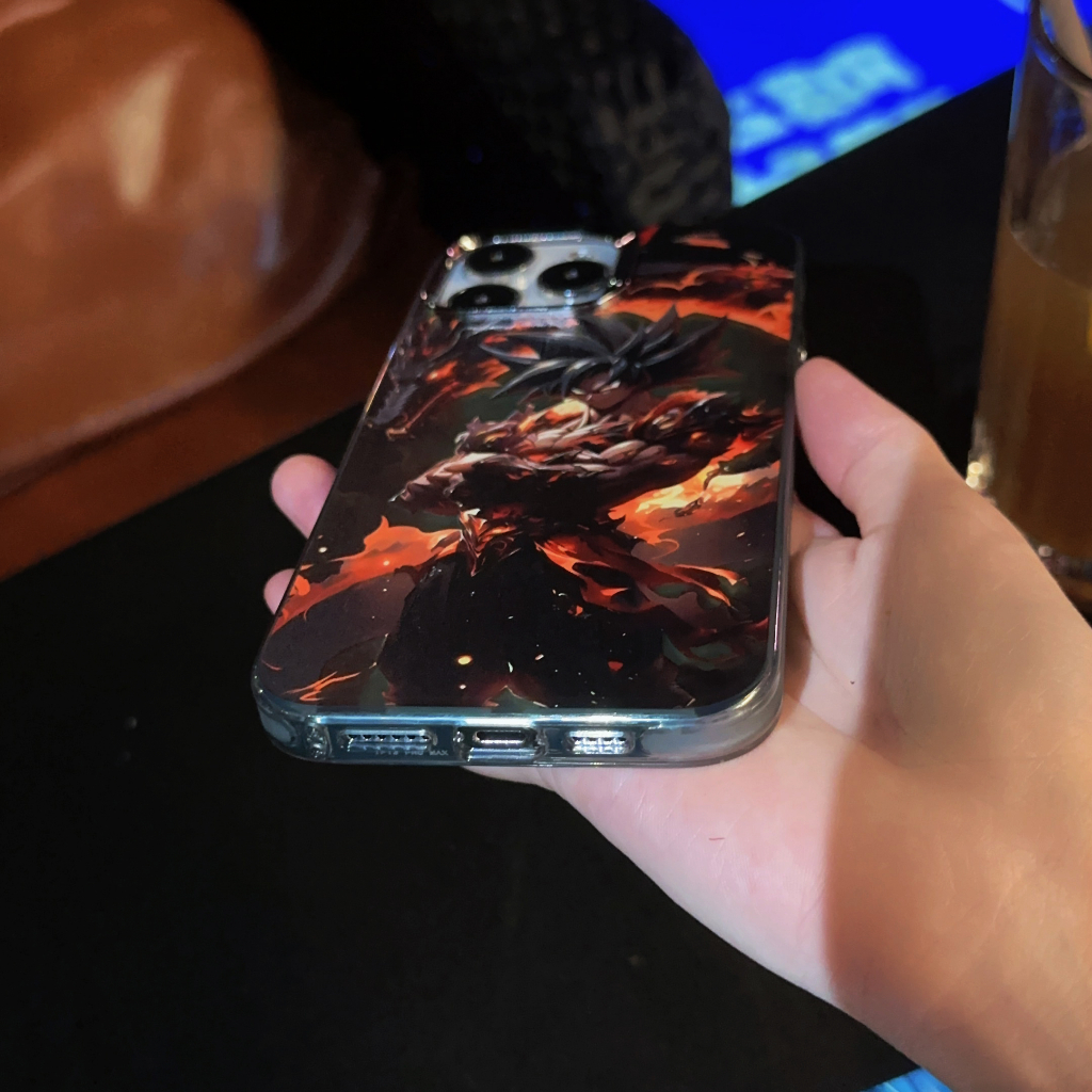 Ốp Điện Thoại Trong Suốt Hai Lớp in Hình goku Cho iphone 13 pro max iphone 11 12 13 14 pro max 14 15promax