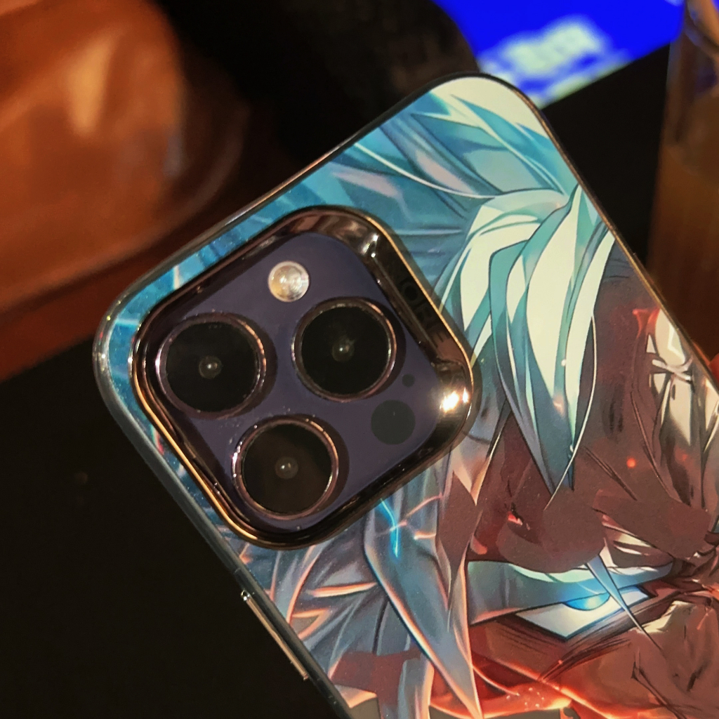 Ốp Điện Thoại Trong Suốt Hai Lớp in Hình goku Cho iphone 13 pro max iphone 11 12 13 14 pro max 14 15promax
