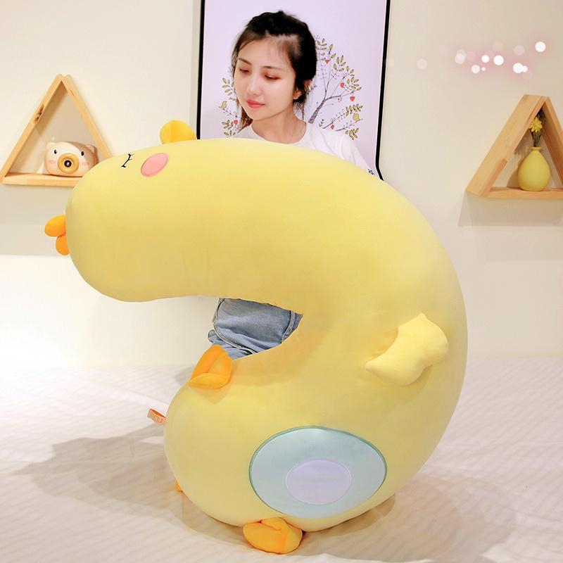 Gối Ôm Dài Hình Chú Vịt Vàng Dễ Thương Xinh Xắn