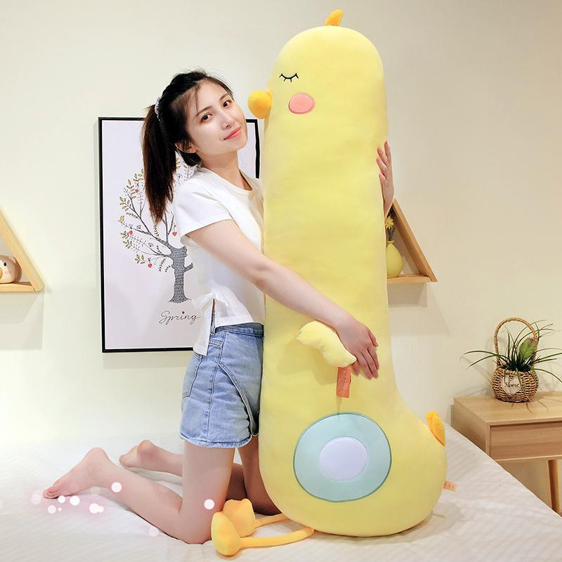 Gối Ôm Dài Hình Chú Vịt Vàng Dễ Thương Xinh Xắn